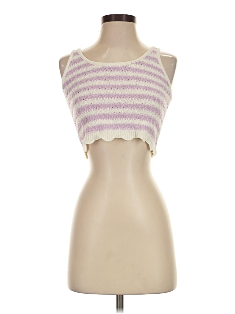 Pre-owned Willow & Wind Sweater Vest In Purple