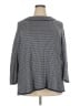 Talbots Outlet Houndstooth Gray Blue Pullover Sweater Size 3X - photo 1