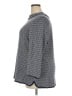 Talbots Outlet Houndstooth Gray Blue Pullover Sweater Size 3X - photo 5
