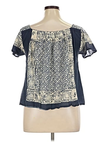 Lili Wang for Lili's Closet Short Sleeve Blouse (view 2)