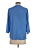 212 Collection Blue 3/4 Sleeve Blouse Size S - photo 2