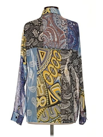 Missguided Long Sleeve Button-Down Shirt (view 2)