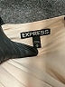 Express 100% Polyester Solid Tan Cocktail Dress Size M - photo 8