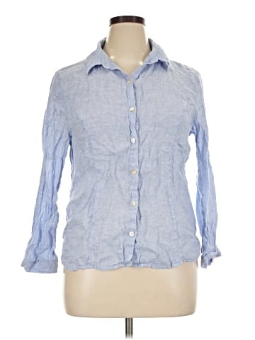 Tahari 3/4 Sleeve Button-Down Shirt (view 1)