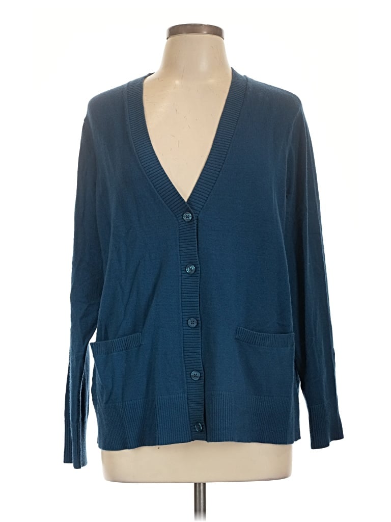 Pre-owned Torrid Cardigan Sweater In Blue