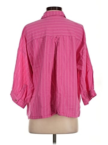 Free People 3/4 Sleeve Button-Down Shirt (view 2)