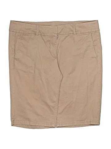 Ann Taylor LOFT Khaki Shorts (view 1)