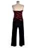 Lapis Color Block Black Red Jumpsuit Size M - photo 2
