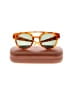 Komono Animal Print Camo Leopard Print Marled Snake Print Tan Orange Sunglasses One size - photo 2