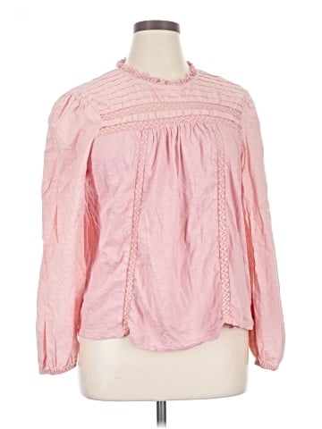 Caslon Long Sleeve Blouse (view 1)