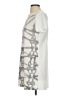 Zara Graphic Silver Cocktail Dress Size S - photo 5