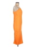 Missguided Orange Cocktail Dress Size 6 - photo 4
