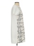 Zara Graphic Silver Cocktail Dress Size S - photo 4