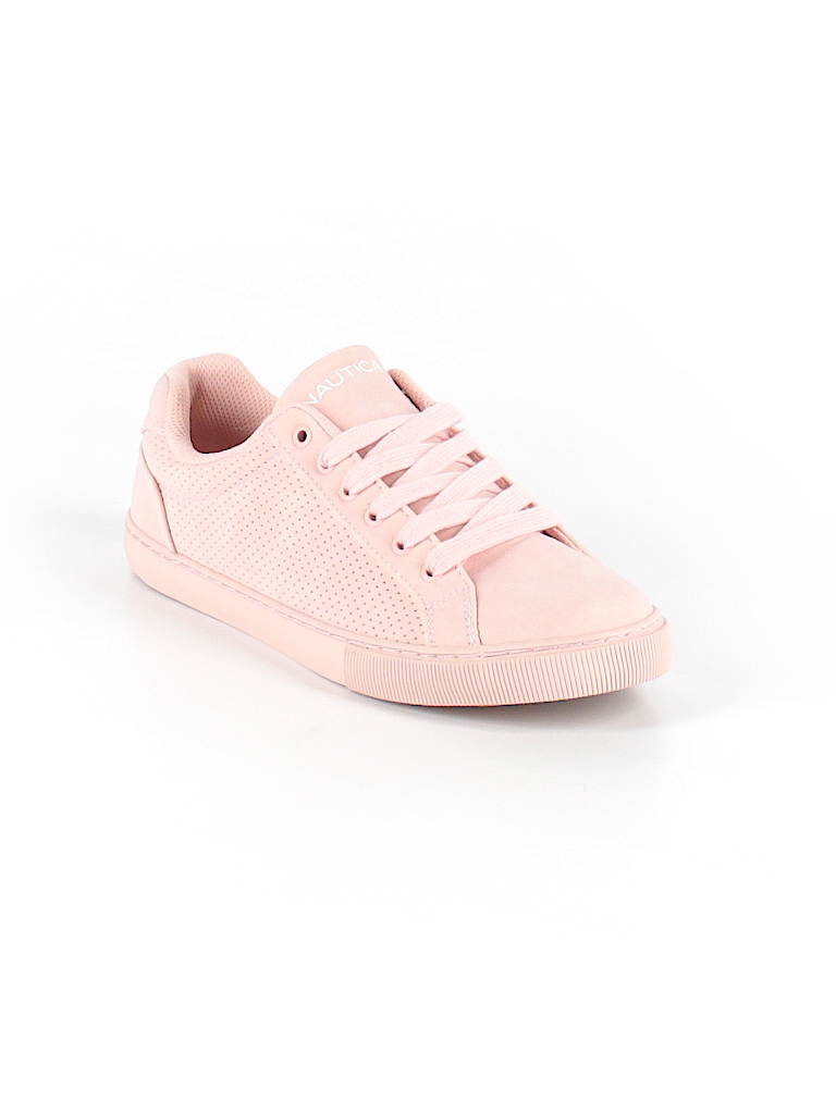 Nautica Solid Light Pink Sneakers Size 