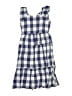 Old Navy Checkered-gingham Blue Dress Size 8 - photo 1