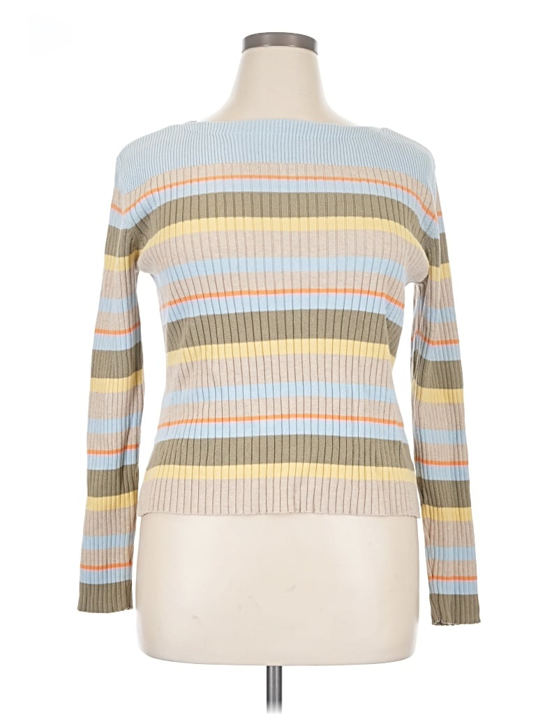 Pre-owned Tommy Hilfiger Pullover Sweater In Tan