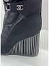 Chanel Black Wedge Boots Size EU 40 - photo 6
