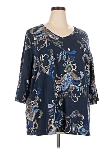 Catherines 3/4 Sleeve Blouse (view 1)