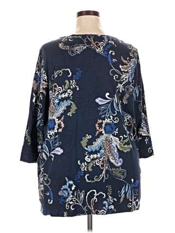 Catherines 3/4 Sleeve Blouse (view 2)