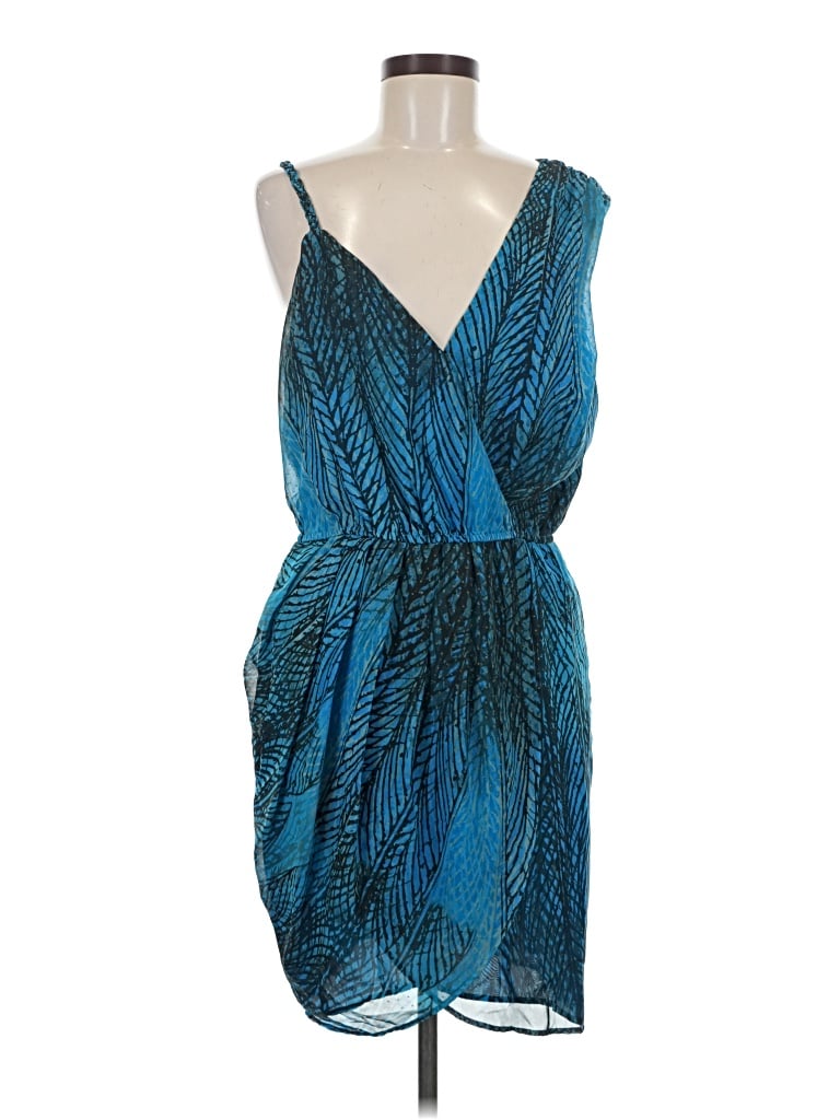 Pre-owned Bebe Cocktail Dress In Blue