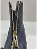 Burberry 100% Leather Blue Ankle Boots Size EU 40 - photo 4