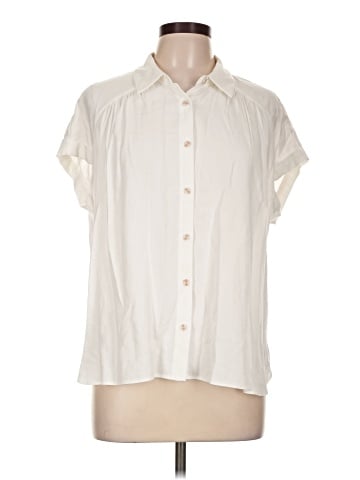 Rose + Olive Short Sleeve Blouse (view 1)