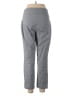 Versona Solid Gray Casual Pants Size M - photo 2
