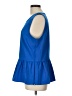 Ann Taylor LOFT Outlet Blue Sleeveless Blouse Size L - photo 5