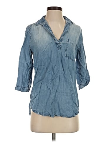 Bella Dahl 3/4 Sleeve Button-Down Shirt (view 1)