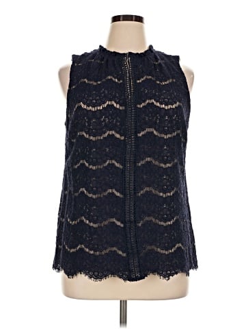 Rose + Olive Sleeveless Blouse (view 1)