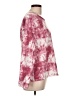 Anne Klein 100% Polyester Tie-dye Pink Pullover Sweater Size L - photo 4