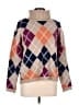St. John's Bay Plaid Tan Turtleneck Sweater Size L - photo 1
