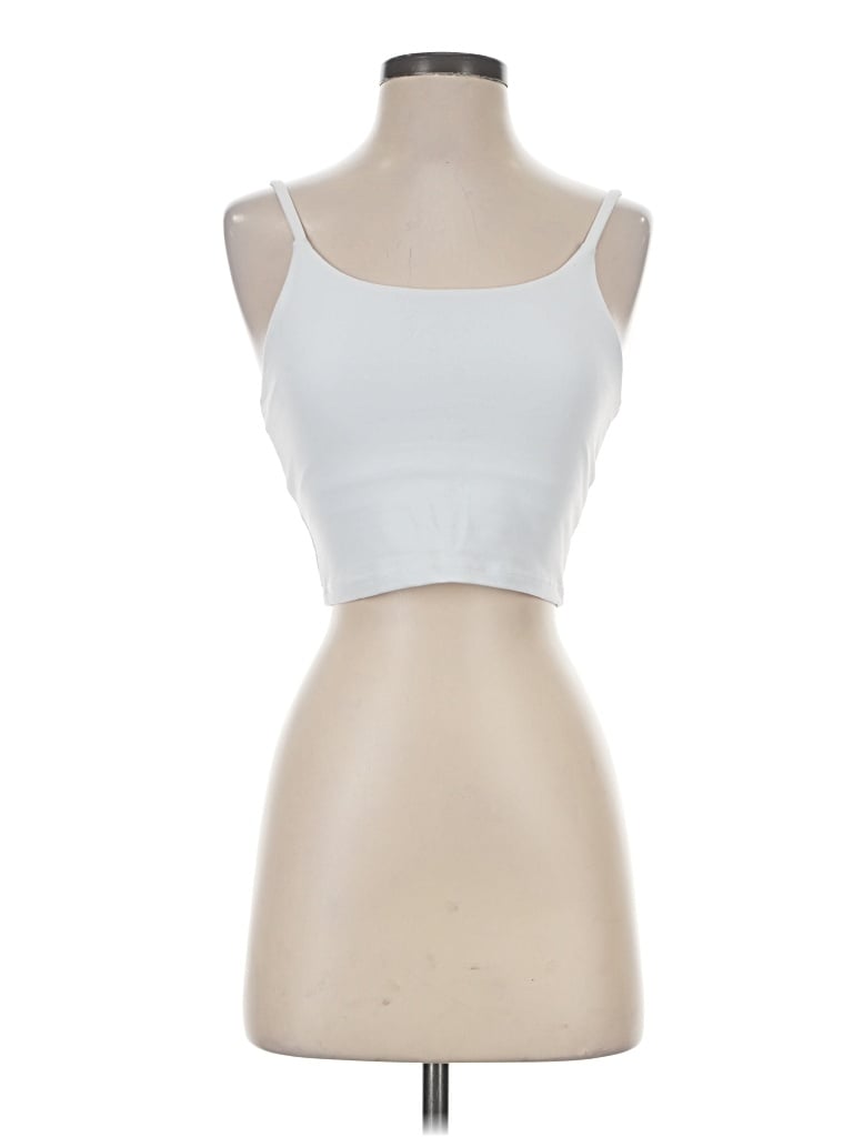 Pre-owned Unbranded Sports Bra In White