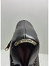 Burberry Black Leather Open Toe Booties Size EU 39 1/2 - photo 6