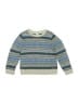Janie and Jack Print Blue Pullover Sweater Size 4 - photo 1