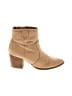 Carlos 100% Leather Tan Ankle Boots Size 8 1/2 - photo 1