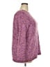 J.Jill Tweed Purple Pullover Sweater Size 2X - photo 4