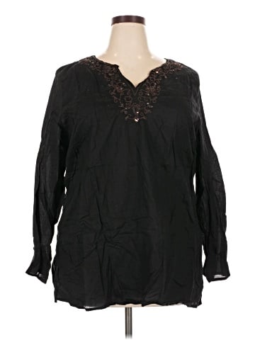 Kim Rogers Long Sleeve Blouse (view 1)