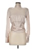 Babaton Metallic Ivory Long Sleeve Blouse Size M (estimated) - photo 1