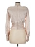 Babaton Metallic Ivory Long Sleeve Blouse Size M (estimated) - photo 2