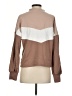 Unbranded Color Block Brown Sweatshirt Size S - photo 2