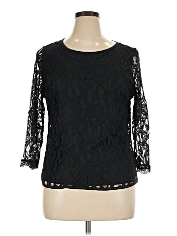 Adrianna Papell 3/4 Sleeve Top (view 1)