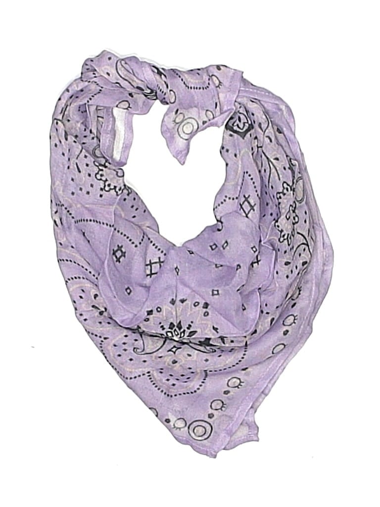 Pre-owned Chan Luu Scarf In Purple