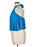 Bebe 100% Polyester Blue Sleeveless Blouse Size XL - photo 5