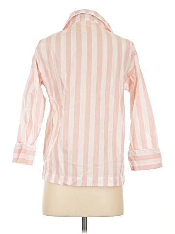 Serena & Lily 3/4 Sleeve Button-Down Shirt (view 2)
