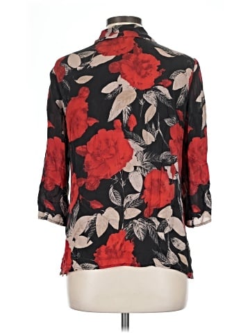 Rena Rowan 3/4 Sleeve Silk Top (view 2)