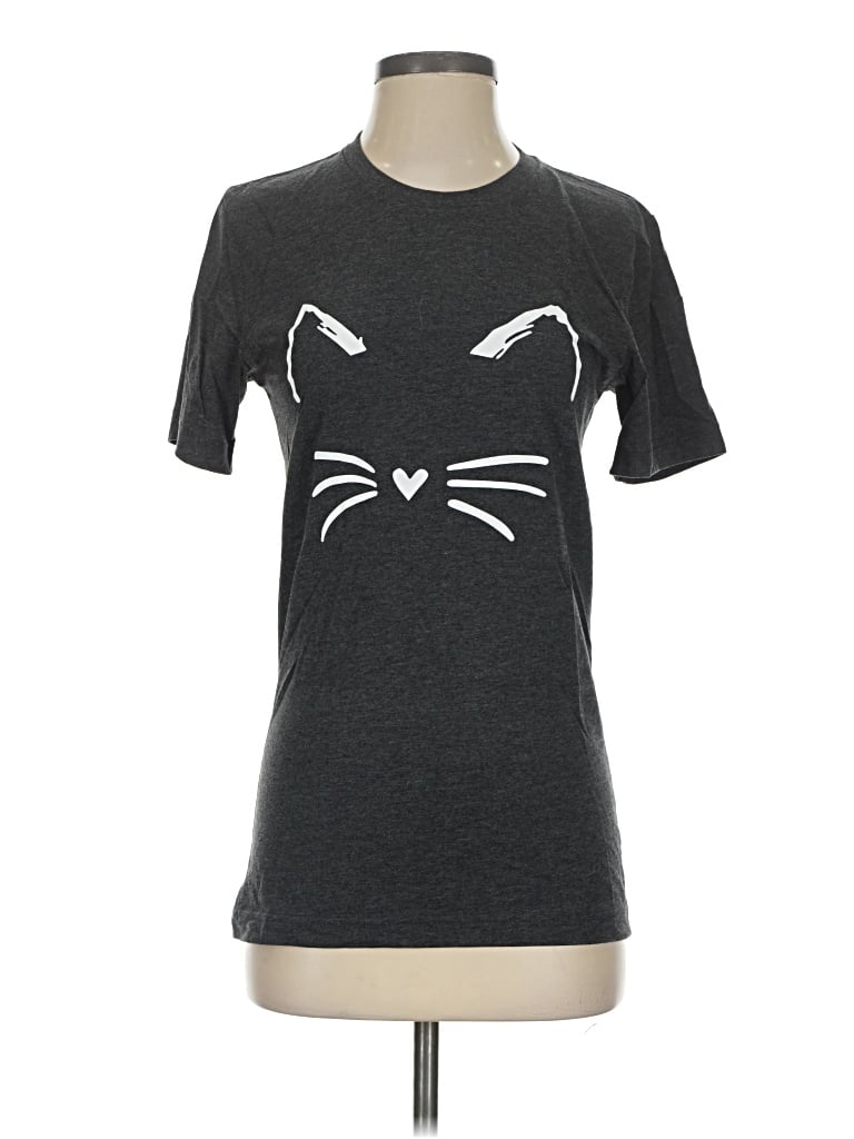Pre-owned Bella+canvas Short Sleeve T-shirt In Gray