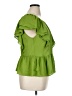 Rose + Olive 100% Polyester Green Short Sleeve Blouse Size 1X - photo 4