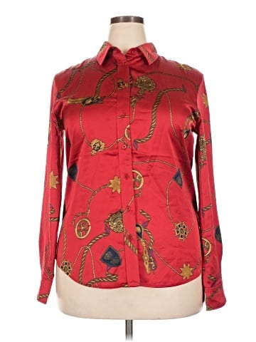 Lauren by Ralph Lauren Long Sleeve Blouse (view 1)