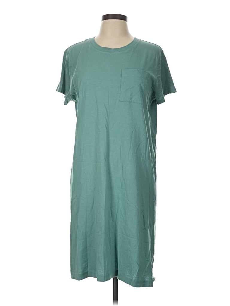 Pre-owned Pact Casual Dress In Teal